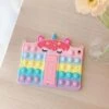 Unicorn Over For Samsung Galaxy Tab A 8.0 10.1 S6 A7 Lite 8.7 10.4 T500 P610 T290 T220 Kids Tablet 3D Cute Unicorn Relive Stress Case