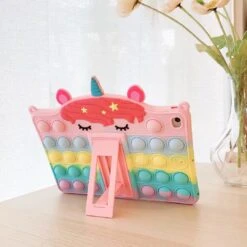 Unicorn Over For Samsung Galaxy Tab A 8.0 10.1 S6 A7 Lite 8.7 10.4 T500 P610 T290 T220 Kids Tablet 3D Cute Unicorn Relive Stress Case -Unicorn Fashion 602716 qqro9w