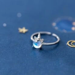 925 Sterling Silver Unicorn Rings -Unicorn Fashion 60976 wwezhu