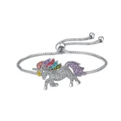 Cute Rainbow Unicorn Crystal Jewellry -Unicorn Fashion 60984 vv7zne