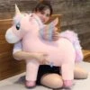 Fluffy Rainbow Wings Unicorn Plush Toy -Unicorn Fashion 62272 weizsc