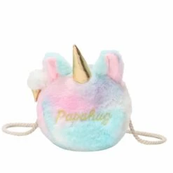 Unicorn Stuffed Plush Girls Shoulder Bag