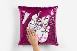 Personalized Unicorn Reversible Sequins Pillowcase -Unicorn Fashion 63412 lxvm3f