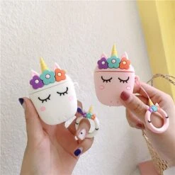 Cute Cartoon Unicorn AirPods Case -Unicorn Fashion 65563 06a5d8 1