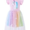 Unicorn Summer Party Princess Dresses With Flying Sleeves -Unicorn Fashion 664237 pcqysk
