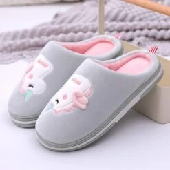 Plush Unicorn Slippers For Kids 10 Plush Unicorn Slippers For Kids -Unicorn Fashion 66584 vmms0u