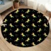 Prancing Unicorn SW1849 Round Carpet, Cute Kids Playroom Mat, Bedroom Circle Rug -Unicorn Fashion 67ee2854920aa054bc143beaa3121326 b97ae398 cc58 45da ba1f 1c753703a584