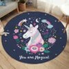 Magical Unicorn SW1848 Round Carpet, Cute Kids Playroom Mat, Bedroom Circle Rug 1 Magical Unicorn SW1848 Round Carpet, Cute Kids Playroom Mat, Bedroom Circle Rug -Unicorn Fashion 67ee2854920aa054bc143beaa3121326 dd286c48 e61d 407a 8df5 aae9025595e5