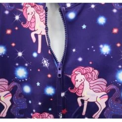Unicorn In The Galaxy Long-Sleeve Zipper Jacket -Unicorn Fashion 68056 m74ras