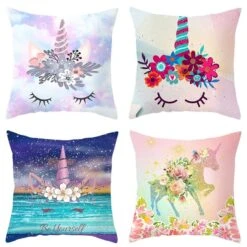 [ Arrival] Hologram Galaxy Unicorn Pillow Cover -Unicorn Fashion 68120 e7qxo2