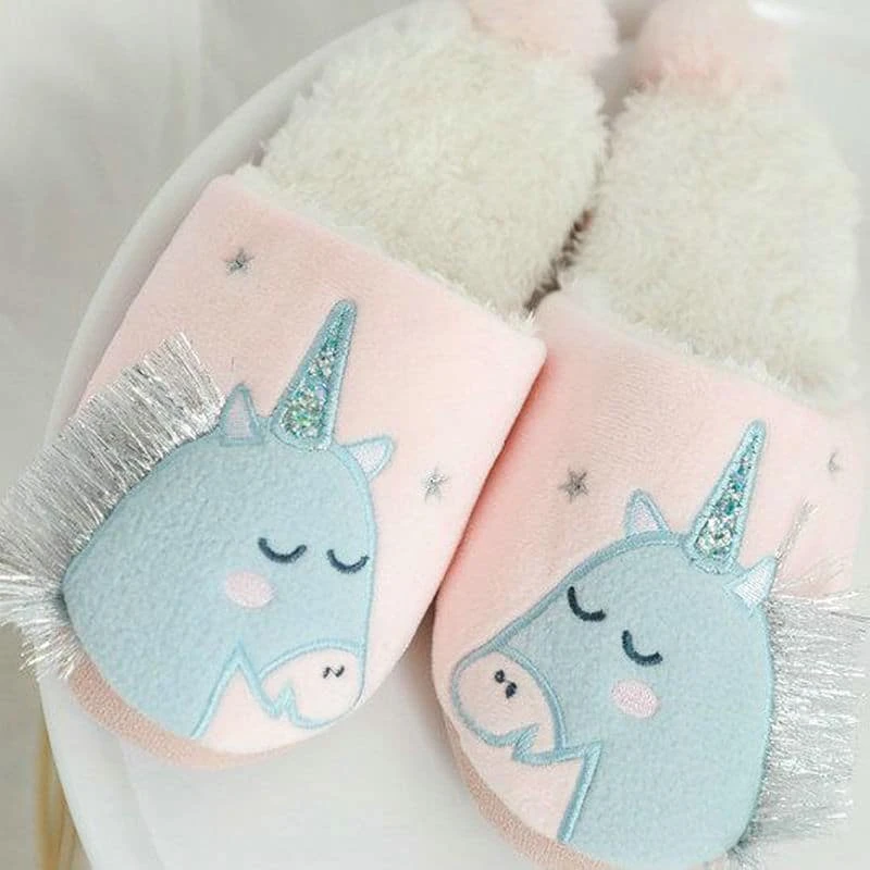 Unicorn Slippers For Girls 6 Unicorn Slippers For Girls - Image 4