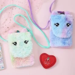 [ Arrival] Stuffed Tie-Dye Unicorn Shoulder Bag -Unicorn Fashion 68746 57tt0t