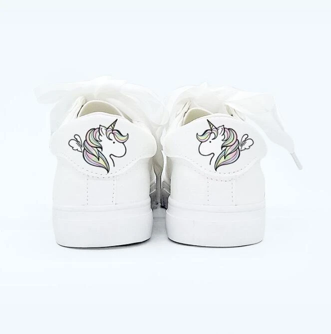 Ribbon Little White Unicorn Sneakers 4 Ribbon Little White Unicorn Sneakers - Image 2