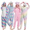 Unicorn Colorful Holographic Winter Onesie -Unicorn Fashion 69455 04d1f4