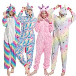 Unicorn Colorful Holographic Winter Onesie