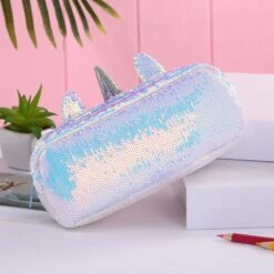 Sleeping Unicorn Sequin Pencil Case -Unicorn Fashion 69998 vknx7k