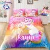 Personalized Custom Dreamcatcher Unicorn Bedding Set -Unicorn Fashion 7 Joanne