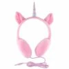 Pink Uni-lover Headphones With Horn For Mp3 Players