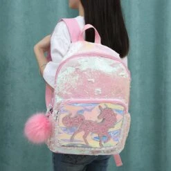 Reversible Sequin Unicorn Backpack -Unicorn Fashion 70335 u0vice