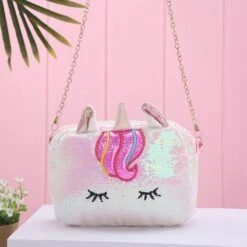 Unicorn Bling Sequined Shoulder Bag -Unicorn Fashion 70343 hqgiuq