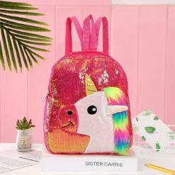 Unicorn Plush Backpack -Unicorn Fashion 70464 o6h6s6