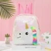 Unicorn Plush Backpack -Unicorn Fashion 70464 wnfkq4