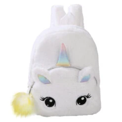 Faux Fur Unicorn Bagpack 9 Faux Fur Unicorn Bagpack -Unicorn Fashion 70509 igtmig