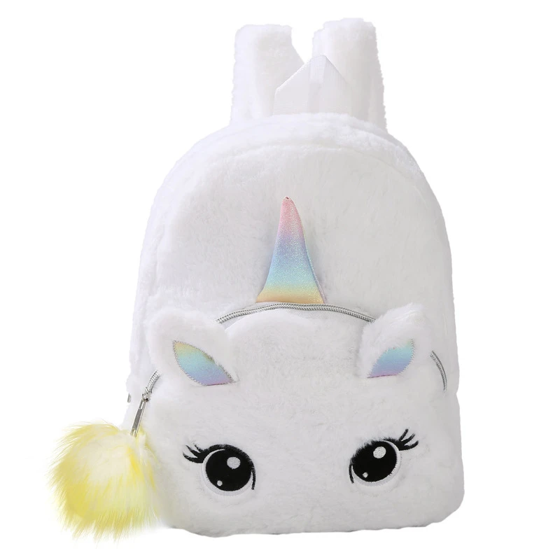 Faux Fur Unicorn Bagpack 4 Faux Fur Unicorn Bagpack - Image 2