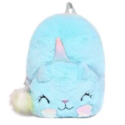 Faux Fur Unicorn Bagpack 11 Faux Fur Unicorn Bagpack -Unicorn Fashion 70509 kfnj47