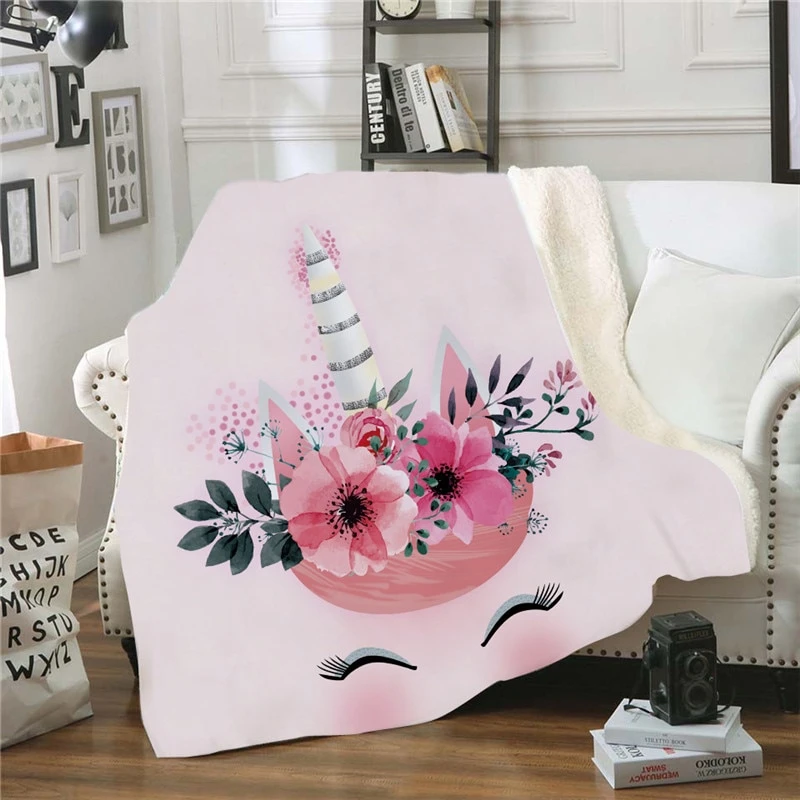 Unicorn Fluffy Throw Blankets 7 Unicorn Fluffy Throw Blankets - Image 5