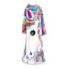 Super Warm & Comfortable Plush Hooded Blanket With Sleeves -Unicorn Fashion 71487 qxc79g