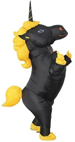 Black Inflatable Unicorn Costume -Unicorn Fashion 71N8CXb19SL. AC UY550