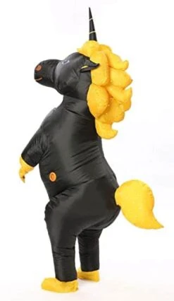 Black Inflatable Unicorn Costume -Unicorn Fashion 71myTydaV5L. AC UY550