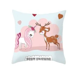 Unicorn Flamingo Pillowcover -Unicorn Fashion 72179 huayua