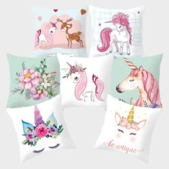 Unicorn Flamingo Pillowcover