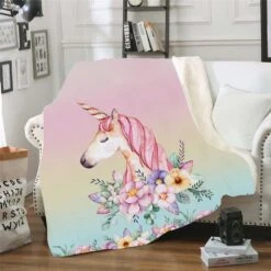 Unicorn Fleece Throw Blanket 11 Unicorn Fleece Throw Blanket -Unicorn Fashion 73145 qfg0fy