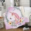 Unicorn Fleece Throw Blanket 1 Unicorn Fleece Throw Blanket -Unicorn Fashion 73145 rwmxli