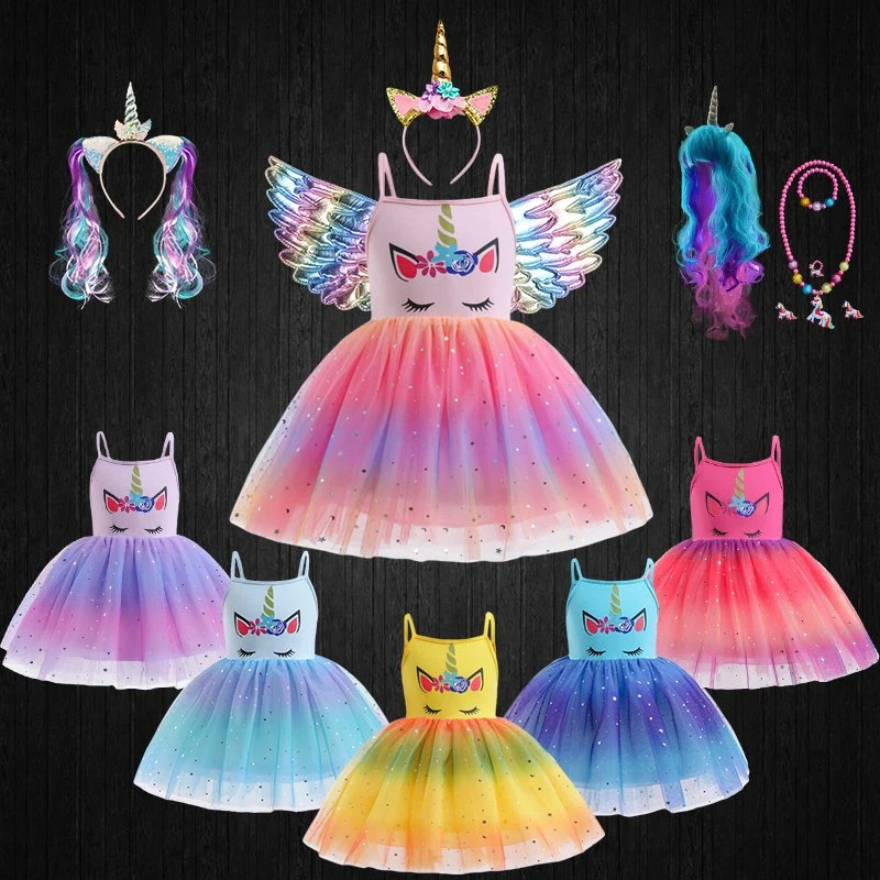 Summer Charming Unicorn Tutu Dress 3 Summer Charming Unicorn Tutu Dress