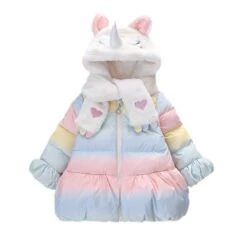 Winter Unicorn Lightweight Water-Resistant Jacket