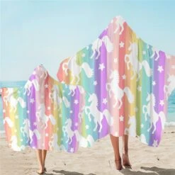 Unicorn Hooded Blanket 22 Unicorn Hooded Blanket -Unicorn Fashion 74057 f8babp