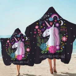 Unicorn Hooded Blanket 18 Unicorn Hooded Blanket -Unicorn Fashion 74057 wavszg