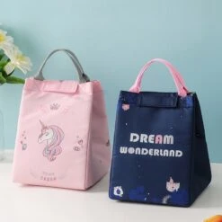 Portable Unicorn Lunch Bags -Unicorn Fashion 75214 5awfuh