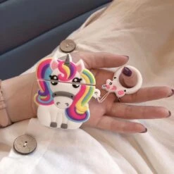 Unicorn With Rainbow Mane Airpods Case -Unicorn Fashion 75351 aafxcm