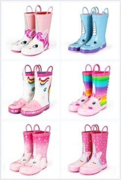 Pink Unicorn Rain Boot 13 Pink Unicorn Rain Boot -Unicorn Fashion 75918 jhuhyk