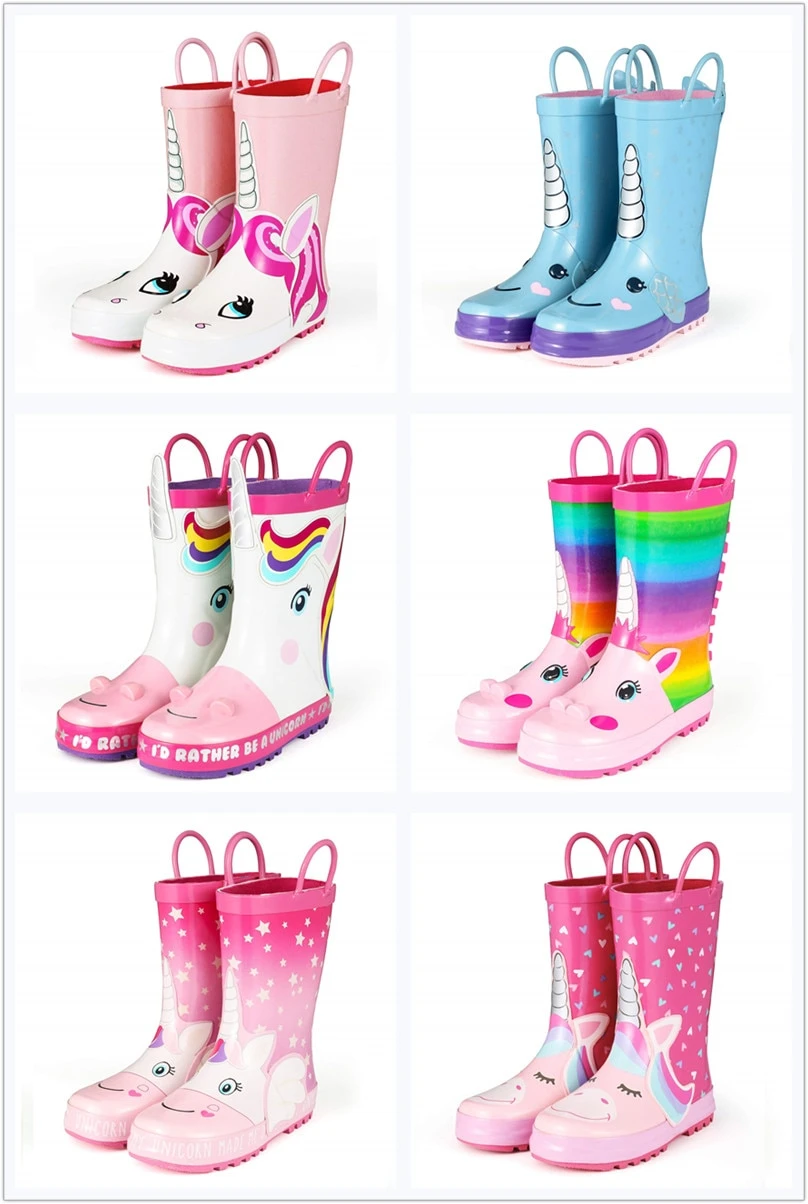 Pink Unicorn Rain Boot 7 Pink Unicorn Rain Boot - Image 5