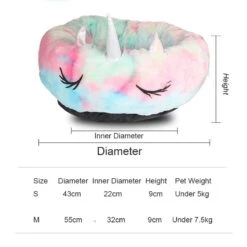 Softly Warm Hologram Cushion For Pets -Unicorn Fashion 76959 mfwggq