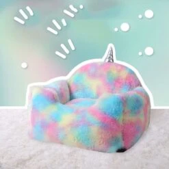 Holographic Cozy Unicorn Bed For Pets -Unicorn Fashion 77034 tiskag