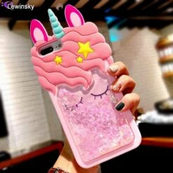 3D Glitter Unicorn IPhone Case -Unicorn Fashion 78550 l6gzln