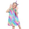 Holographic Rainbow Unicorn Dress -Unicorn Fashion 78822 7tqgic
