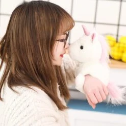 Unicorn Plush Toy Warm Handcuffs Bracelet -Unicorn Fashion 78851 xeawml